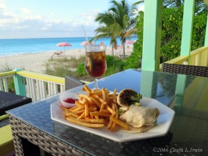 Dinner with a view at the Flamingo Cafe